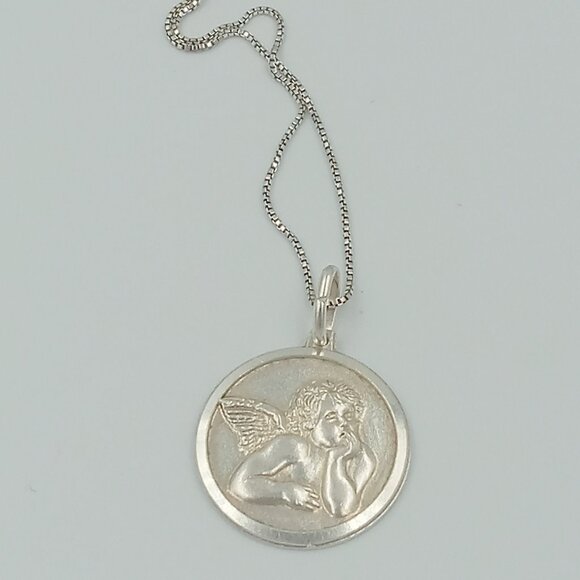 Art Nouveau ST RAPHAELS ANGEL Charm - Picture 7 of 14